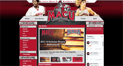 Desktop Screenshot of macuathletics.com