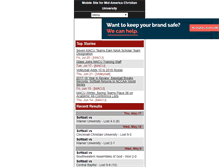 Tablet Screenshot of macuathletics.com
